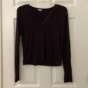 brandy melville (john galt) long sleeve henley